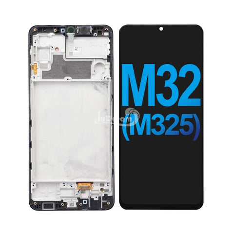 Samsung Galaxy M32 LCD Screen and Digitizer Assembly with Frame