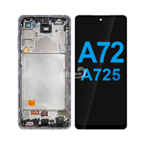 Samsung Galaxy A72 LCD Screen and Digitizer Assembly with Frame