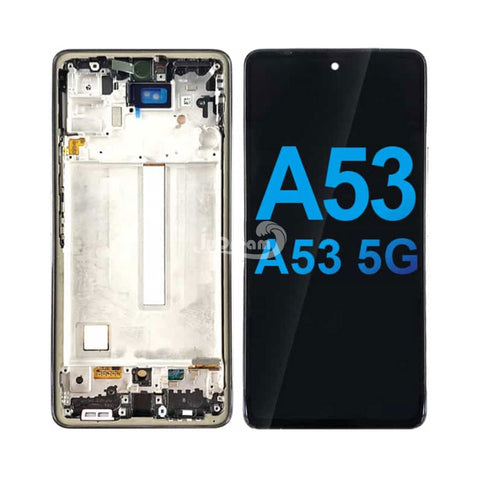 Samsung Galaxy A53 LCD Screen and Digitizer Assembly with Frame