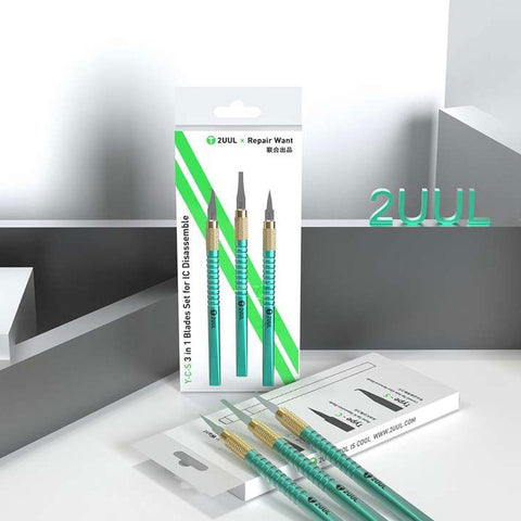 Repair Want DA12 YCS 3 in 1 Blades Set for IC Disassemble