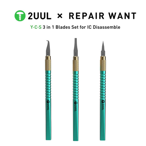 Repair Want DA12 YCS 3 in 1 Blades Set for IC Disassemble