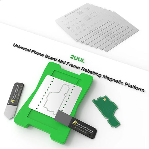 BH11 Universal Phone Board Mid Frame Reballing Magnrtic Platform