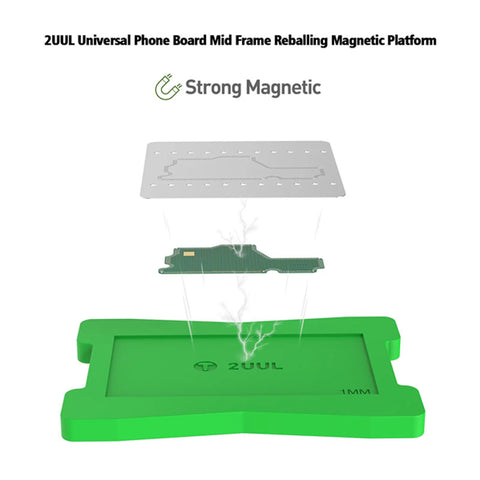 BH11 Universal Phone Board Mid Frame Reballing Magnrtic Platform